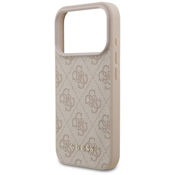 Класически калъф Guess 4G за iPhone 17 Pro - розов