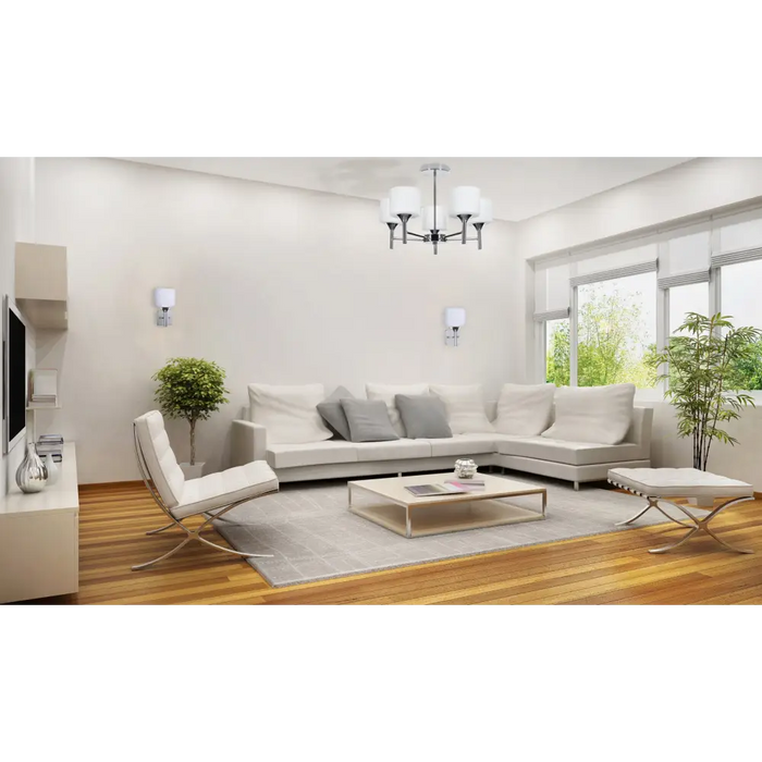 Класически полилей пендел Activejet MIRA Chrome 5xE27 за хол
