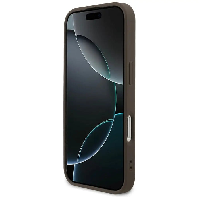 Класически калъф Guess 4G за iPhone 17 - кафяв