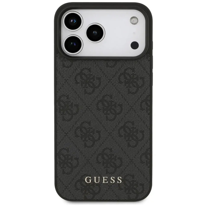 Класически калъф Guess 4G за iPhone 17 Pro Max - черен