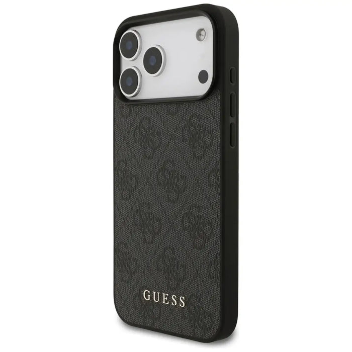 Класически калъф Guess 4G за iPhone 17 Pro Max - черен