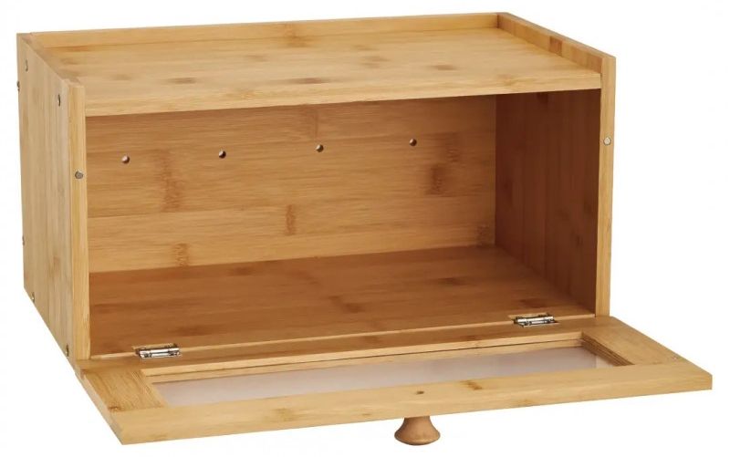 Кутия за хляб Klausberg - KB 7923, 35.5 см, бамбук и акрил