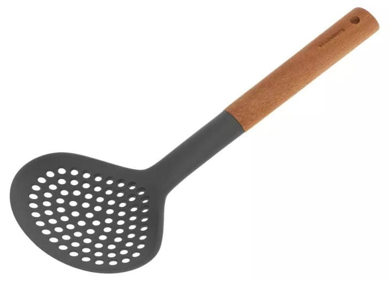Kухненски прибори Klausberg - KB 7511, 5 части, бук и найлон, сив