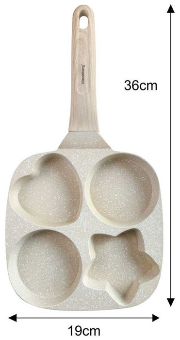 Тиган Klausberg - KB-7809, с мраморно покритие, 19 cm, бежов