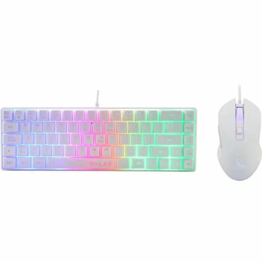 Клавиатура с мишка The G Lab COMBO HYDRO Бял