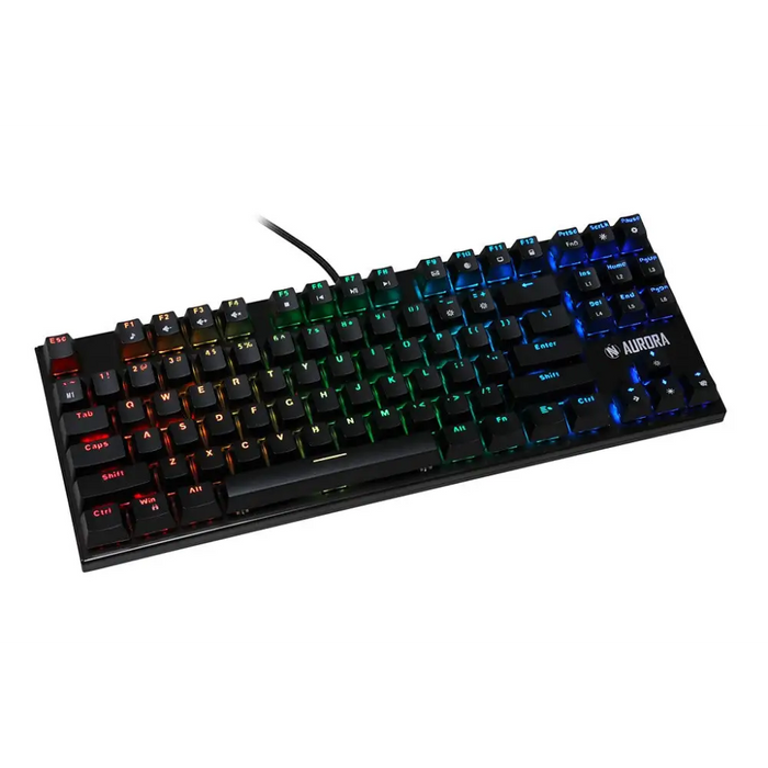 Клавиатура iBox IKGMK2R Gaming USB QWERTY US English Черна