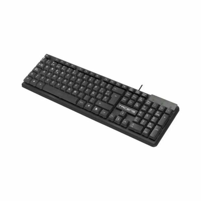 Клавиатура Tacens AK0ES Черен Испанска Qwerty QWERTY