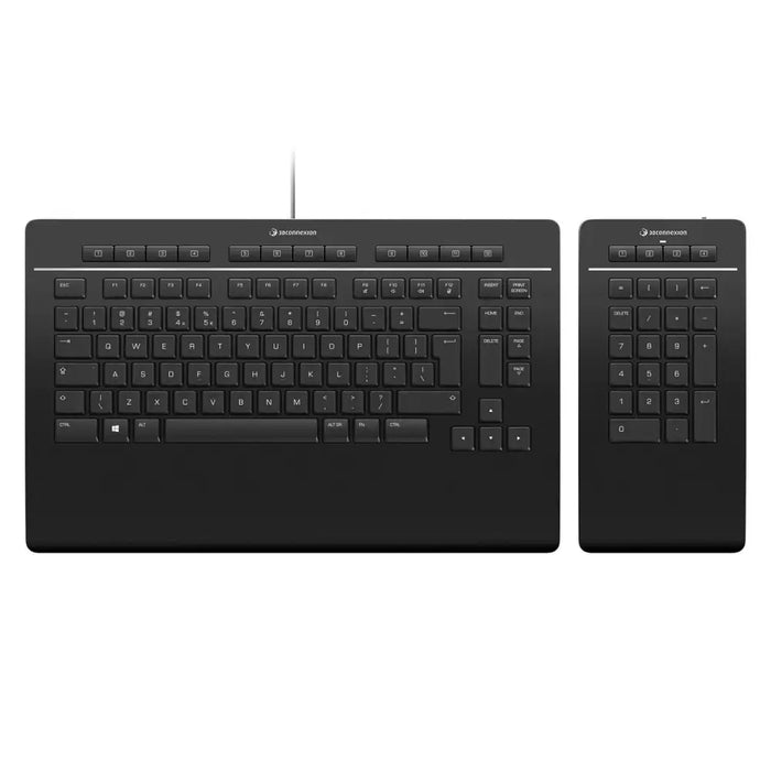 Клавиатура 3Dconnexion 3DX-700092 Черен Qwerty US