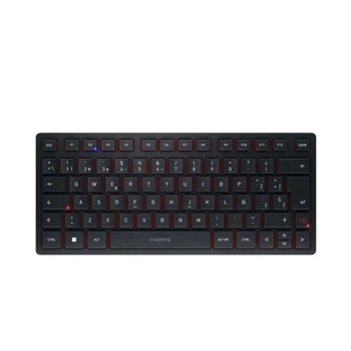 Клавиатура Cherry KW 9200 MINI Испанска Qwerty Черен