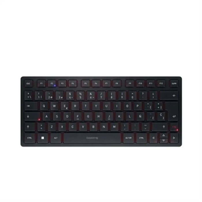 Клавиатура Cherry KW 9200 MINI Испанска Qwerty Черен