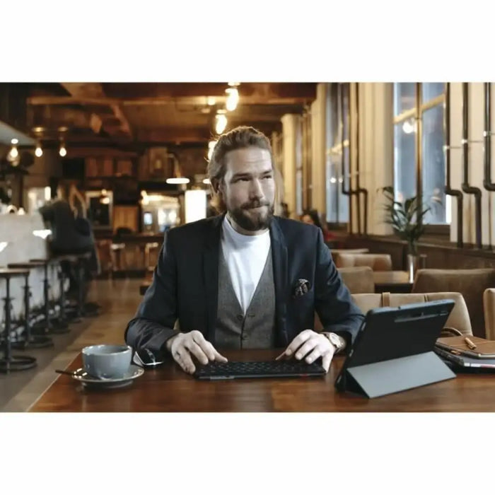 Клавиатура Cherry KW 9200 MINI Испанска Qwerty Черен