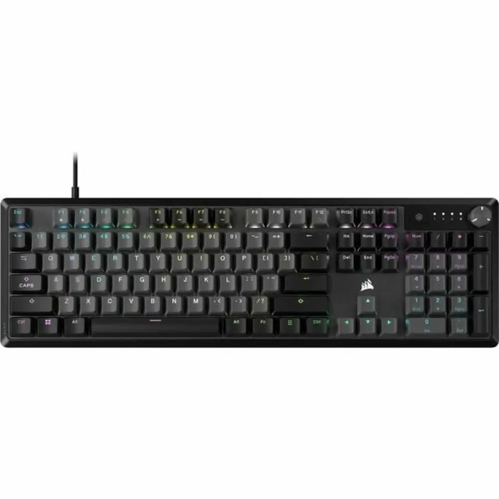 Клавиатура Corsair Черен AZERTY