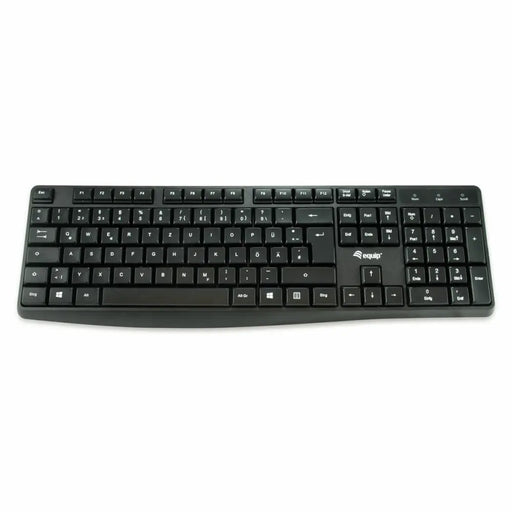Клавиатура Equip 245211 Черен Испанска Qwerty