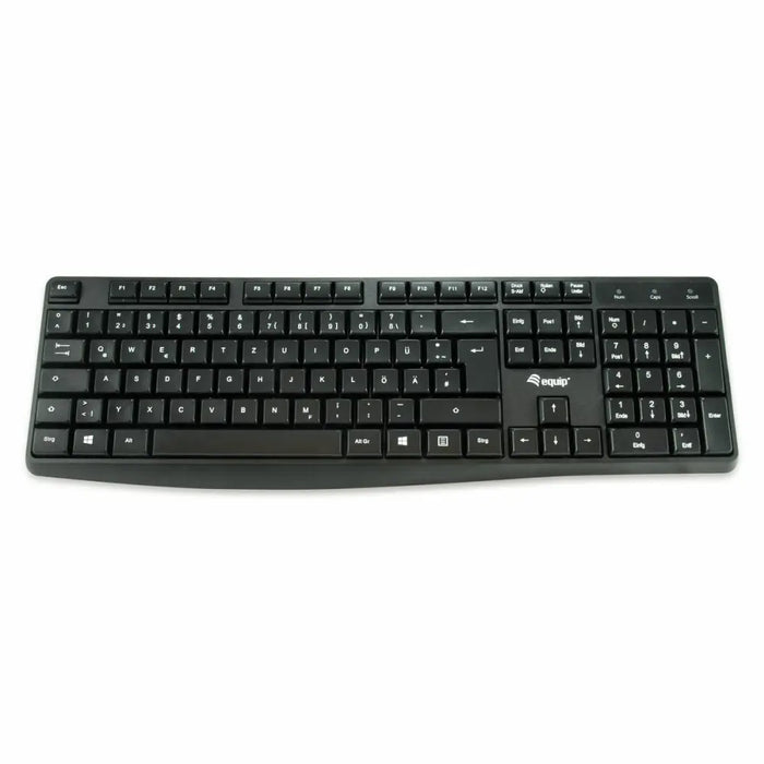 Клавиатура Equip 245211 Черен Испанска Qwerty