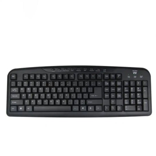 Клавиатура Ewent EW3195 Черен Испанска Qwerty QWERTZ