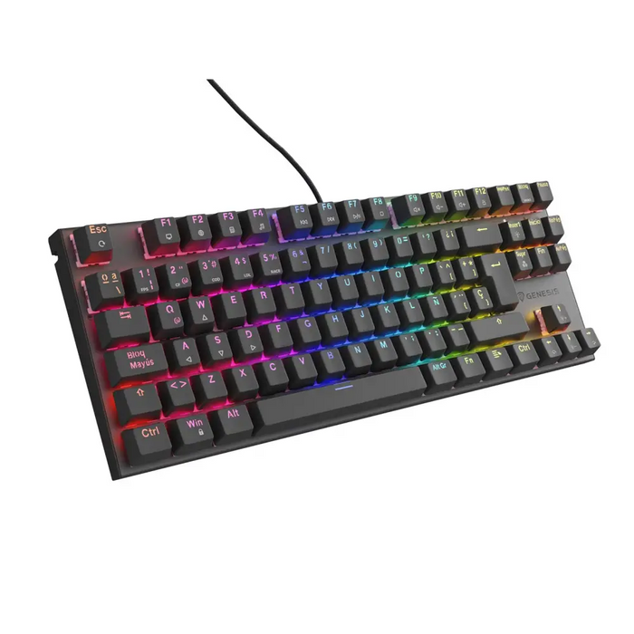 Клавиатура Genesis NKG-2155 Черен Испанска Qwerty