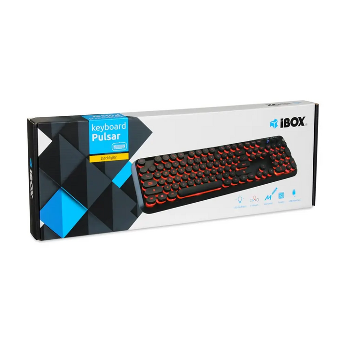 КЛАВИАТУРА I-BOX PULSAR IKS620 LED ЖИЧНА