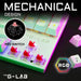 Клавиатура и мишка за игра The G Lab MERCURY W Бял