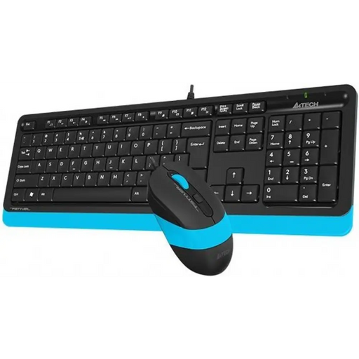Клавиатура и мишка A4tech F1010 Fstyler Blue