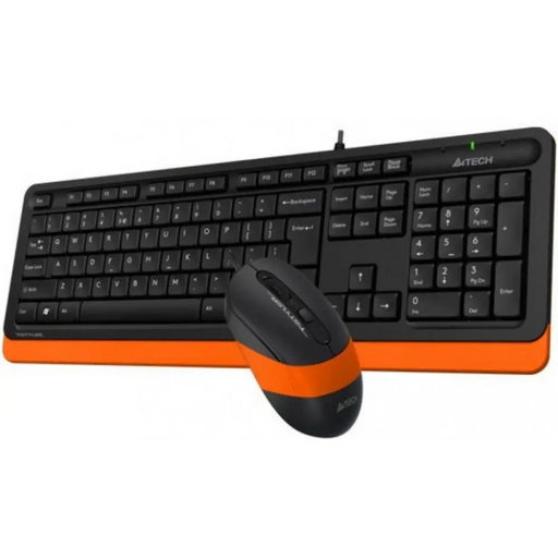 Клавиатура и мишка A4tech F1010 Fstyler Orange