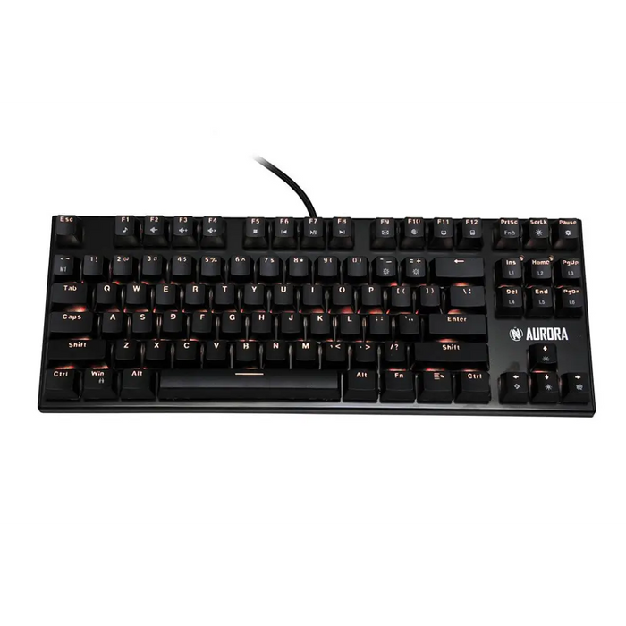 Клавиатура iBox IKGMK2R Gaming USB QWERTY US English Черна