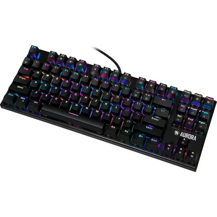 Клавиатура iBox IKGMK2R Gaming USB QWERTY US English Черна