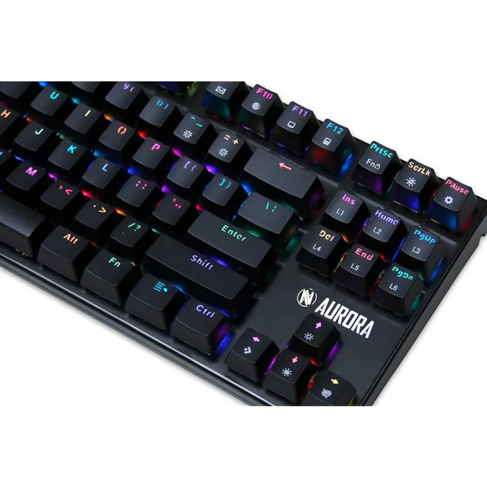 Клавиатура iBox IKGMK2R Gaming USB QWERTY US English Черна