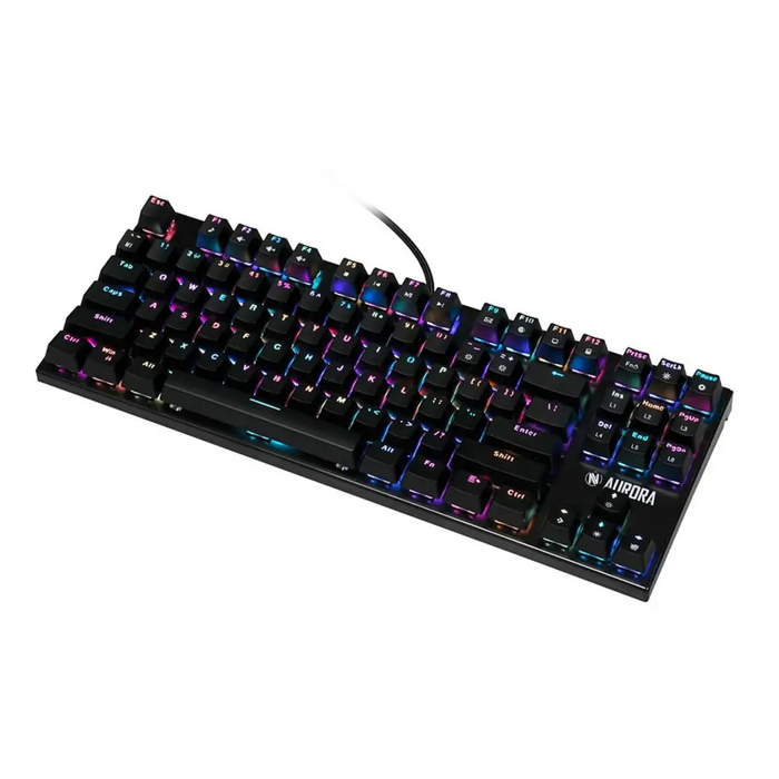 Клавиатура iBox IKGMK2R Gaming USB QWERTY US English Черна