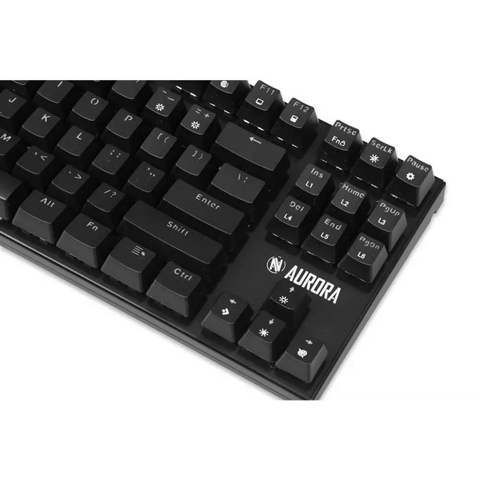 Клавиатура iBox IKGMK2R Gaming USB QWERTY US English Черна