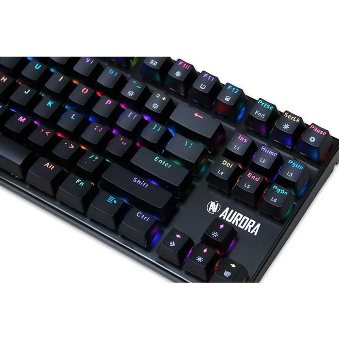 Клавиатура iBox IKGMK2R Gaming USB QWERTY US English Черна