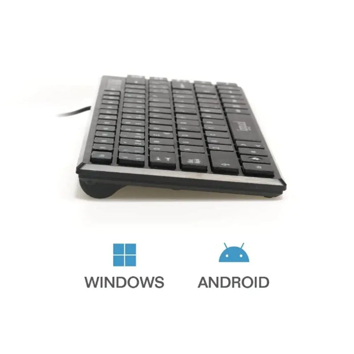 Клавиатура iggual Slim TKL-USB Черен