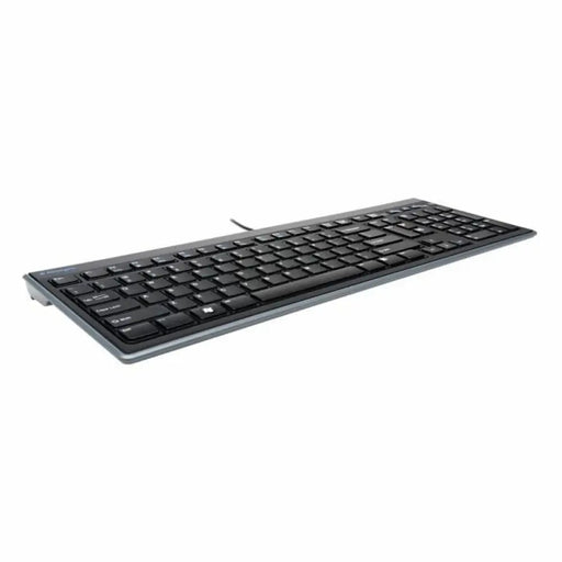 Клавиатура Kensington Advance Fit AZERTY Черен Матово черно