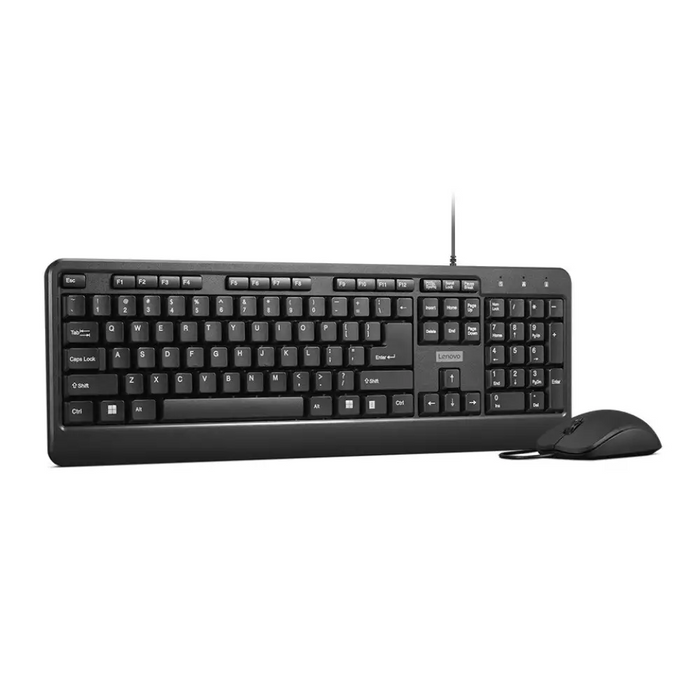 Клавиатура Lenovo 160 мишка включена за дома/офиса USB