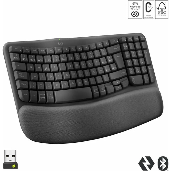 Клавиатура Logitech 920-012296 Графит испански QWERTY