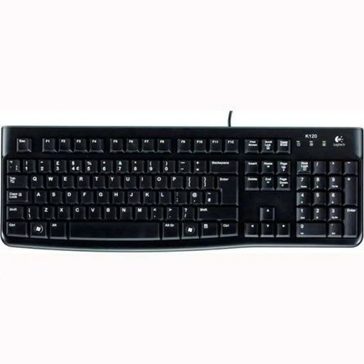 Клавиатура Logitech K120 Черен Испанска Qwerty (10 броя)