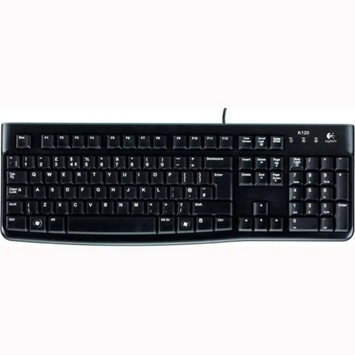 Клавиатура Logitech K120 Черен Испанска Qwerty (10 броя)