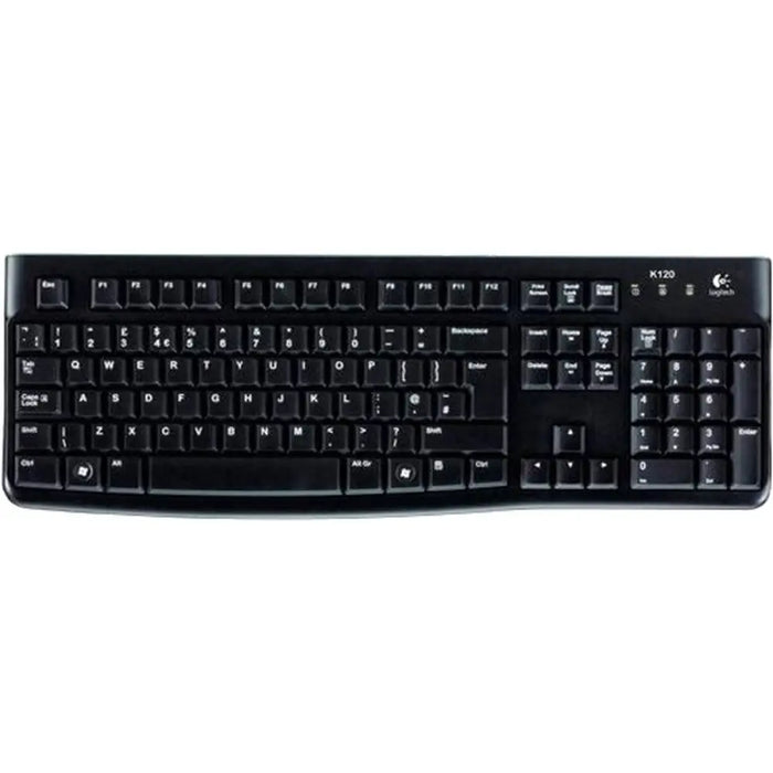 Клавиатура Logitech K120 Черен Испанска Qwerty (10 броя)