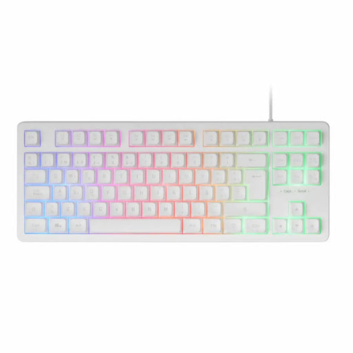Клавиатура Mars Gaming MK023 TKL FRGB Бял