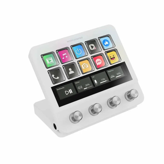 Клавиатура Mars Gaming MSDPROW Бял