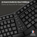 Клавиатура Mobility Lab Azerty френски Черен