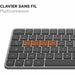 Клавиатура Mobility Lab KP430W Mini Сив