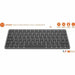 Клавиатура Mobility Lab KP430W Mini Сив