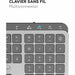 Клавиатура Mobility Lab KP450W Черен Сив