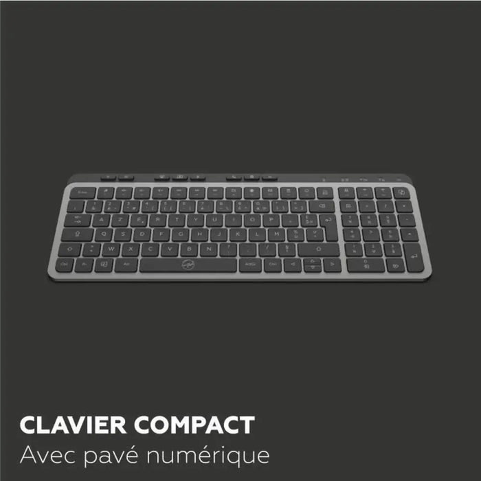 Клавиатура Mobility Lab KP450W Compact Черен Сив