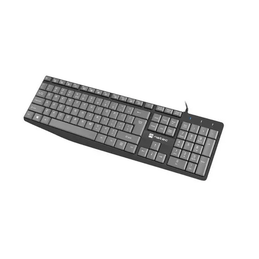 Клавиатура Natec keyboard Nautilus SLIM Black-Grey US layout