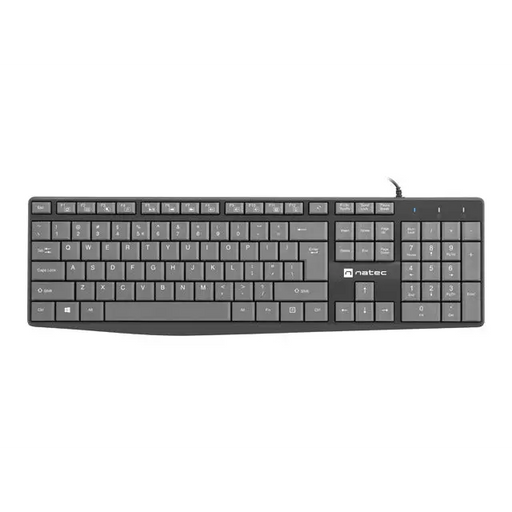 Клавиатура Natec keyboard Nautilus SLIM Black-Grey US layout