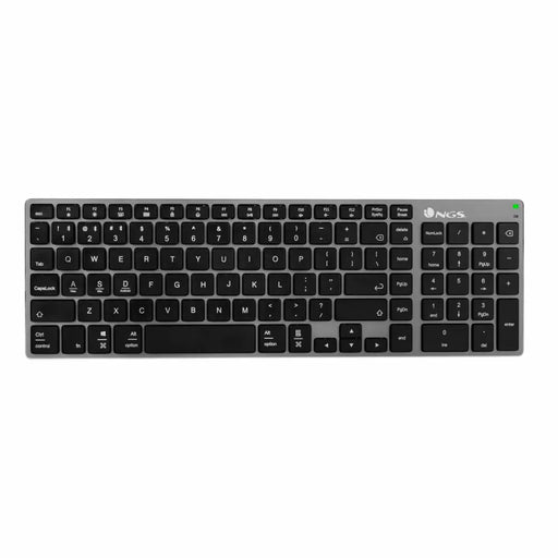 Клавиатура NGS FORTUNE-BT ESPAÑOL Сив Испанска Qwerty