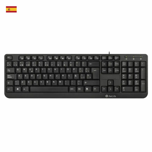 Клавиатура NGS NGS-KEYBOARD-0344 Черен