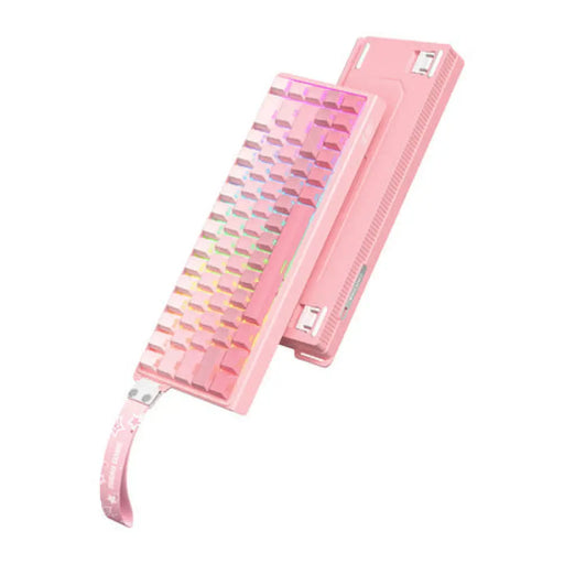 Клавиатура ONIKUMA G69 с кабел (розова)