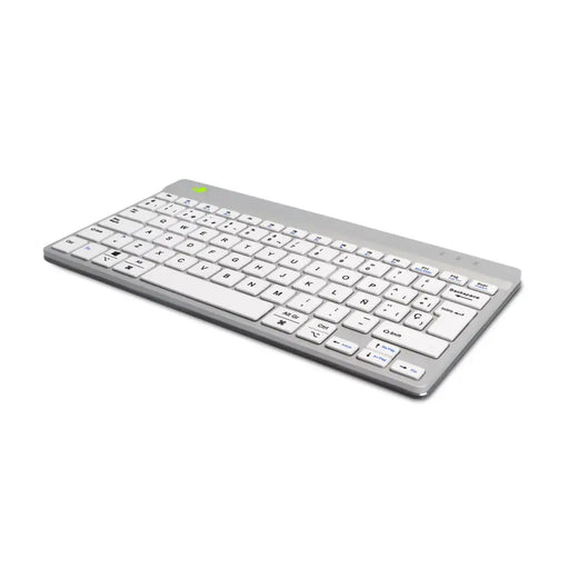 Клавиатура R-Go RGOCOESWLWH Бял Испанска Qwerty